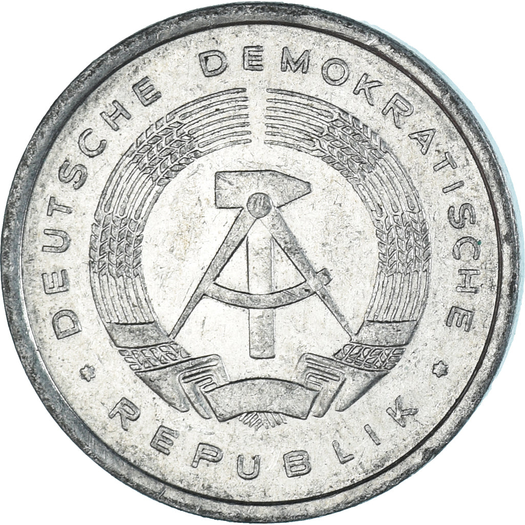 Moeda, ALEMANHA - REPÚBLICA DEMOCRÁTICA, 5 Pfennig, 1978