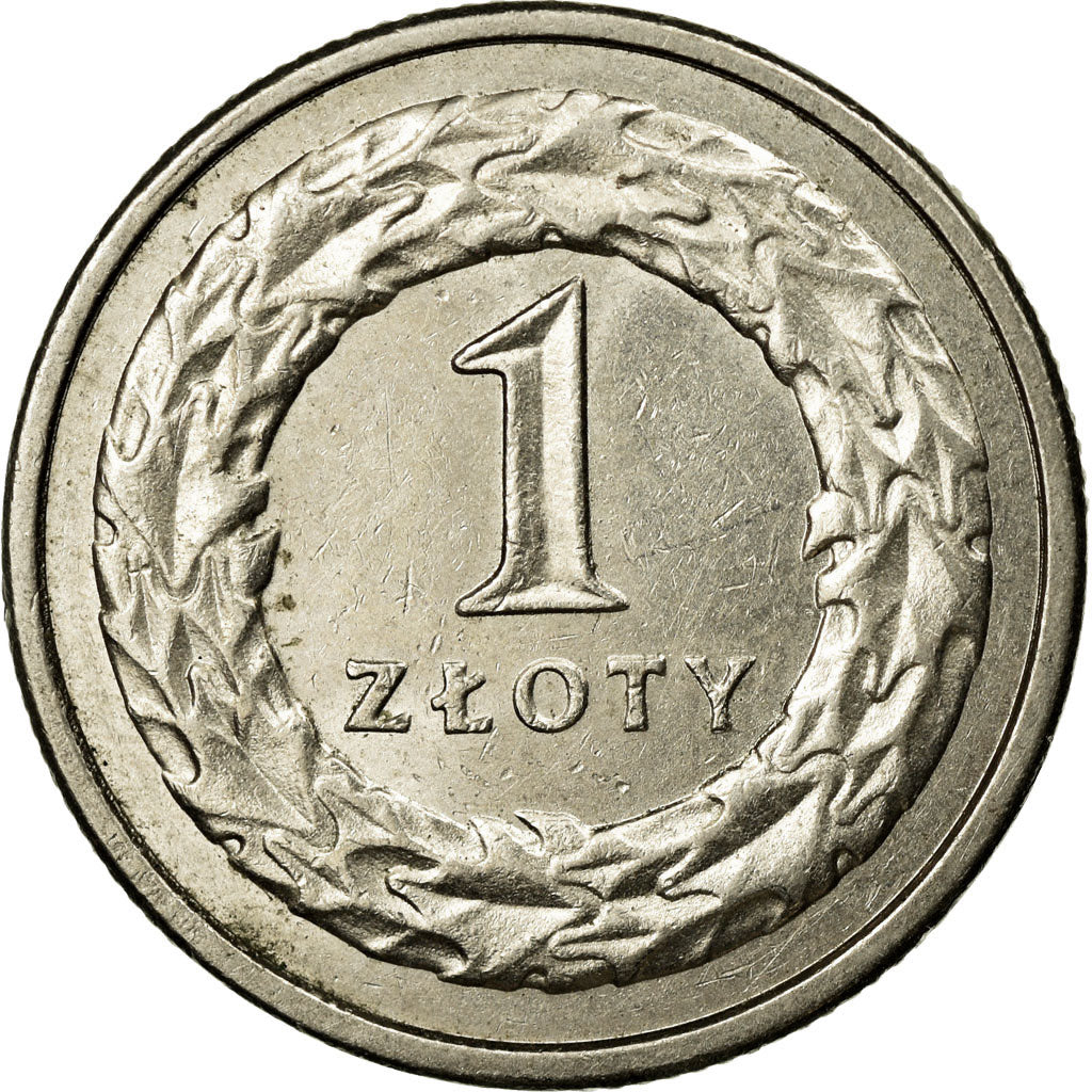 Coin, Poland, Zloty, 1995, Warsaw, AU(55-58), Copper-nickel, KM:282