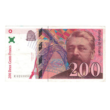 França, 200 Francs, Eiffel, 1996, K023395401, EF(40-45), Fayette:75.02, KM:159a