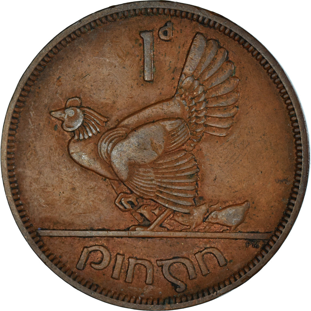 Coin, Ireland, Penny, 1949
