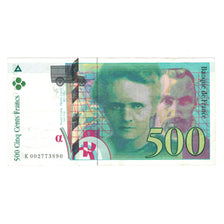 França, 500 Francs, Pierre et Marie Curie, 1994, K002773890, EF(40-45)