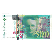 França, 500 Francs, Pierre et Marie Curie, 1994, J009887086, EF(40-45)