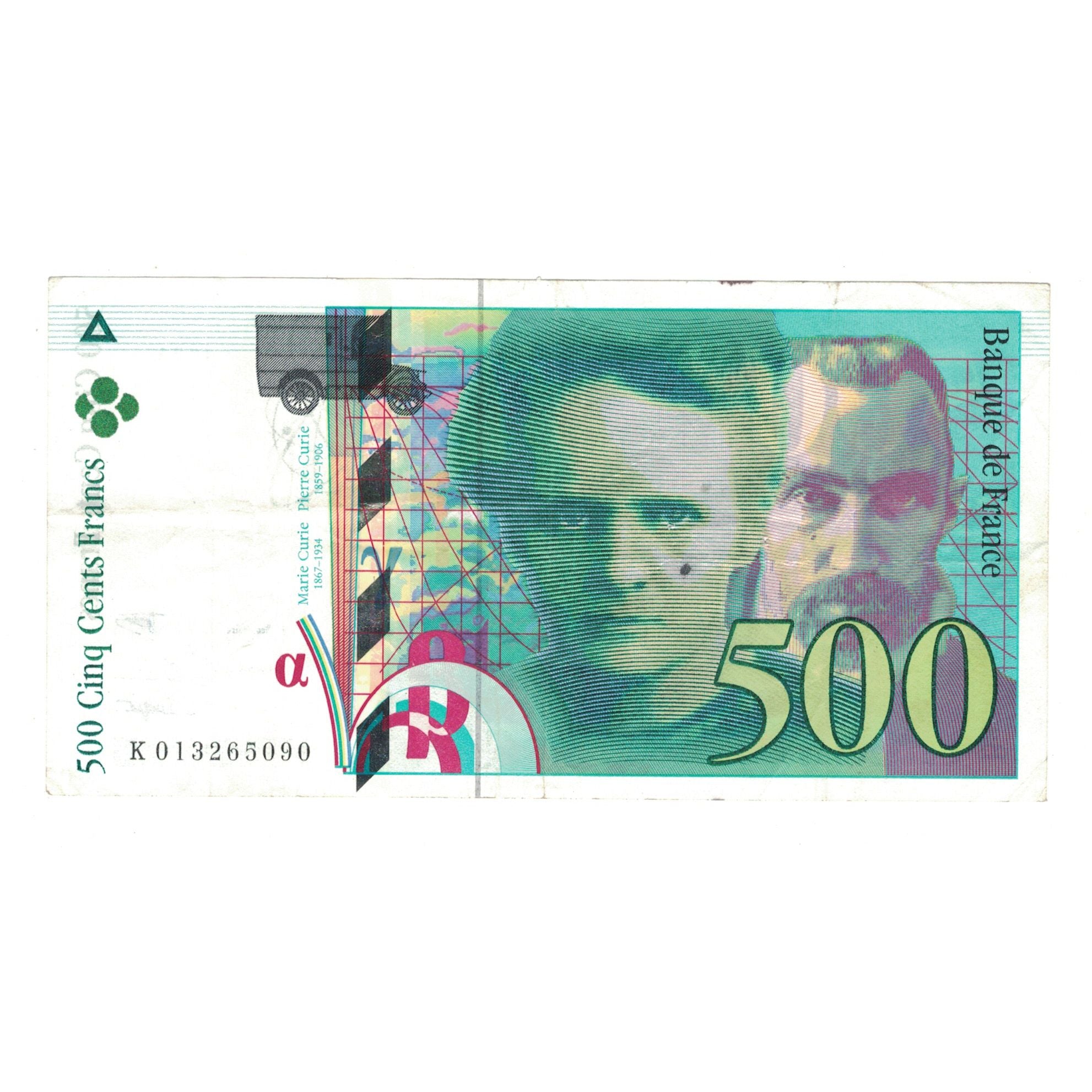 Frankrijk, 500 Francs, Pierre et Marie Curie, 1994, K013265090, TTB