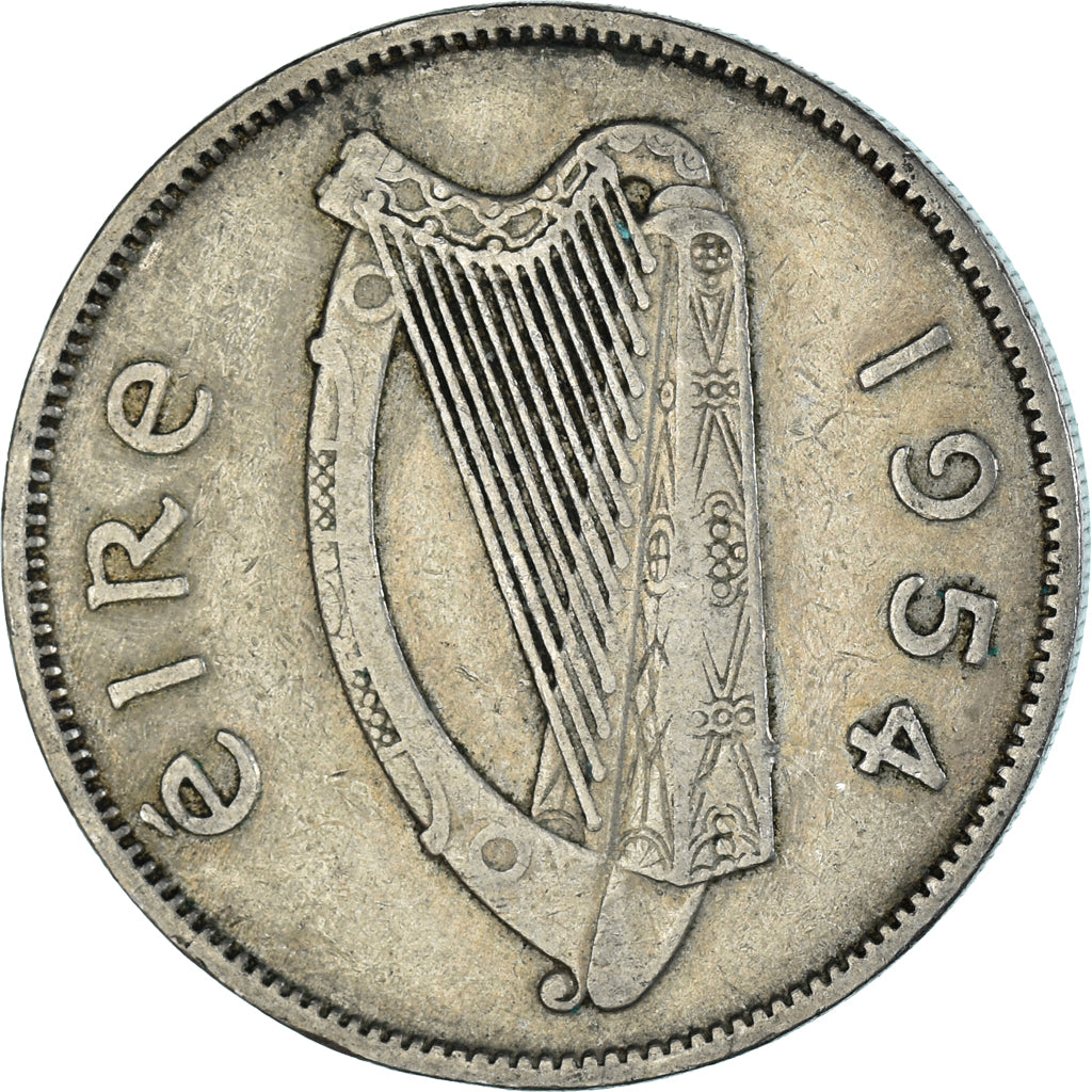 Moneda, Irlanda, Florin, 1954