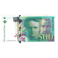France, 500 Francs, Pierre et Marie Curie, 1994, J020640207, EF(40-45)