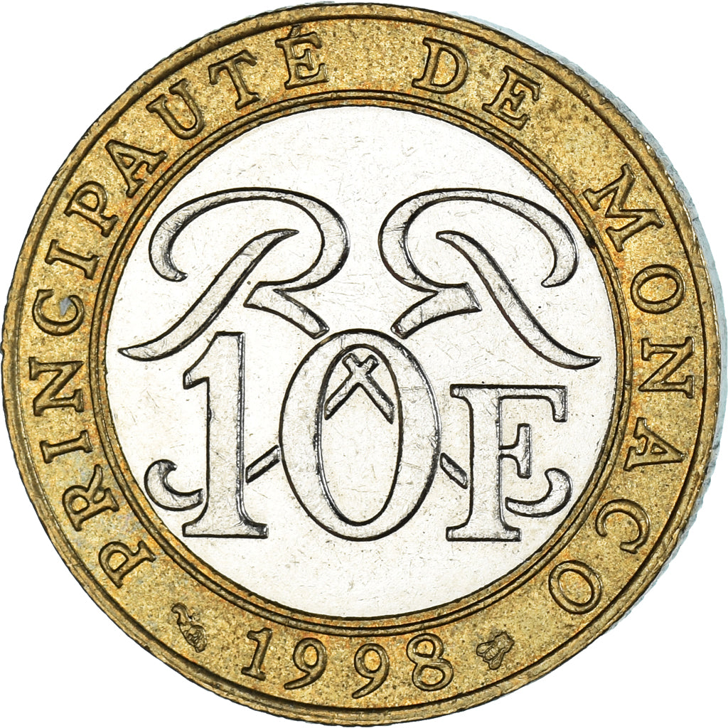 Coin, Monaco, 10 Francs, 1998