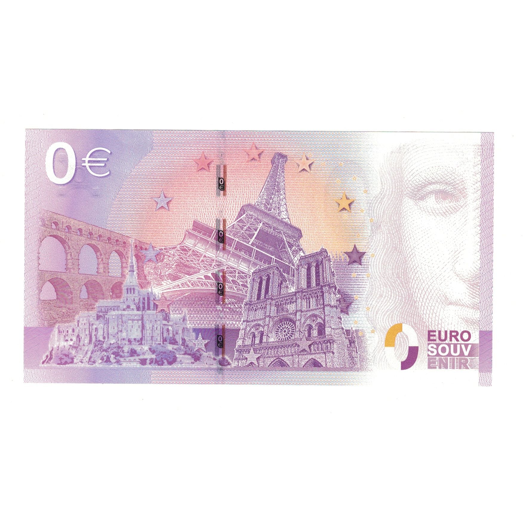 Francia, Tourist Banknote - 0 Euro, 2015, UEDX000370, MONTPELLIER LE VIEUX, UNC