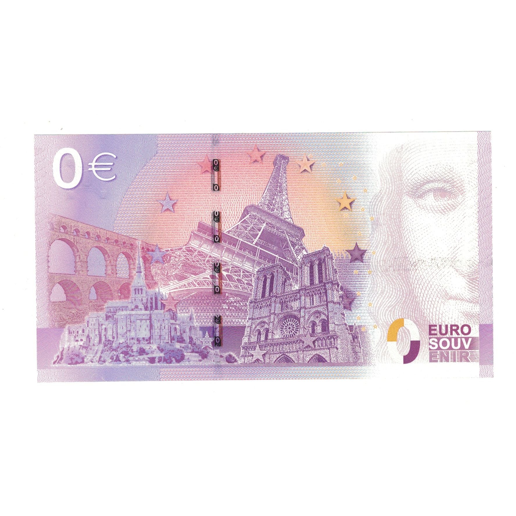 Francja, Tourist Banknote - 0 Euro, 2015, UEBD008840, CHATEAU DES BAUX DE