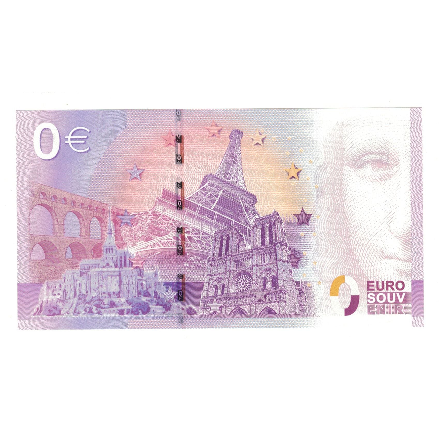 Frankreich, Tourist Banknote - 0 Euro, 2015, UECN000544, SAUT DU DOUBS, UNZ