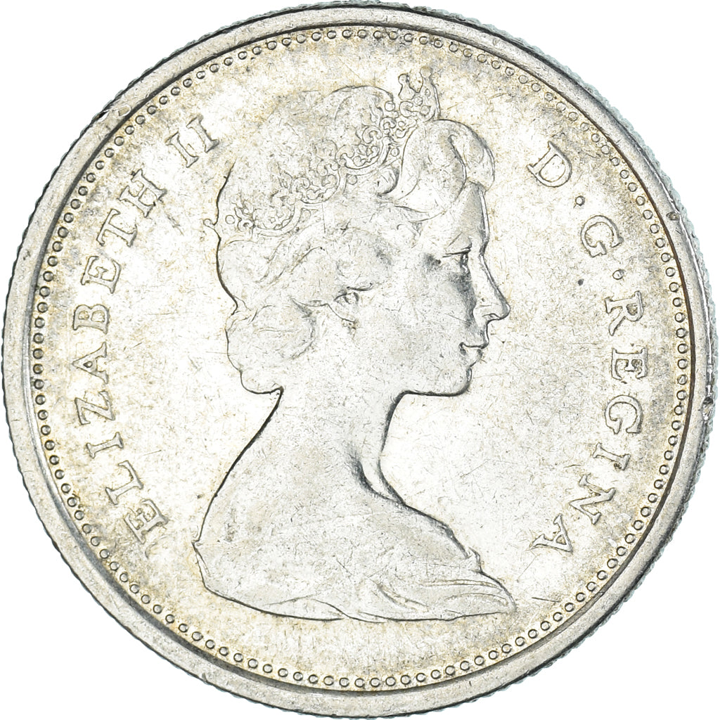 Moneta, Canada, 25 Cents, 1965