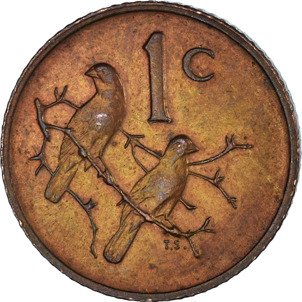 Münze, Südafrika, Cent, 1974