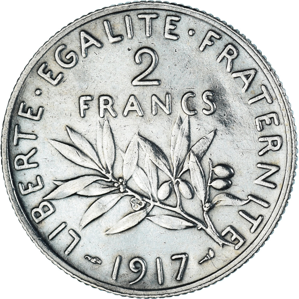 Coin, France, 2 Francs, 1917