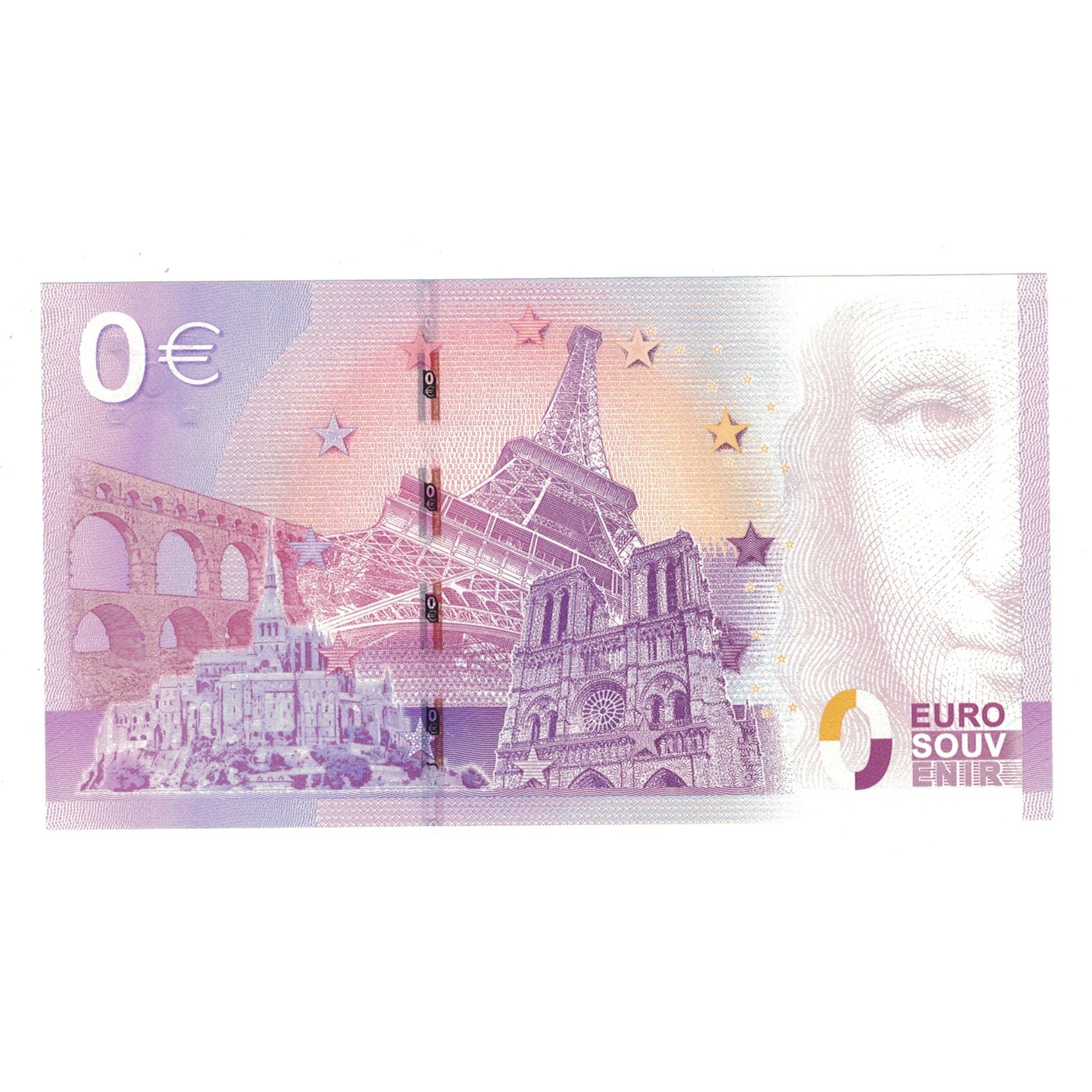 Francia, Tourist Banknote - 0 Euro, 2015, UECF005087, LE SANCY 1885 m, FDS