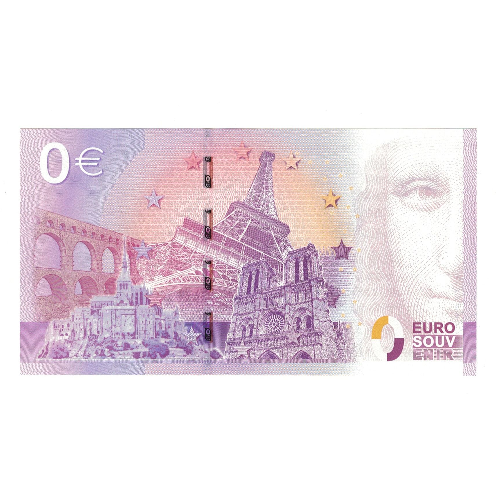Francja, Tourist Banknote - 0 Euro, 2015, UEBC002410, CHATEAU ROYAL DE