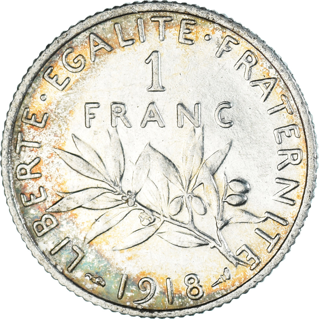 Münze, Frankreich, Franc, 1918