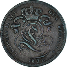 Moeda, Bélgica, Centime, 1876