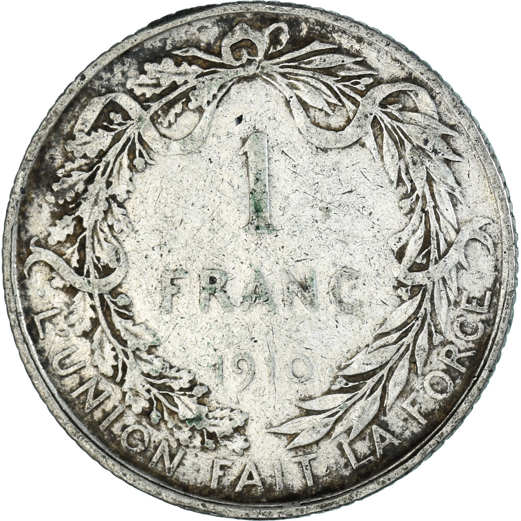 Moeda, Bélgica, Franc, 1910