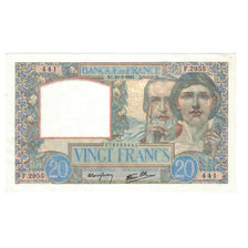 Francja, 20 Francs, Science et Travail, 1941, F.2955, AU(50-53), Fayette:12.12