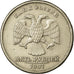 Coin, Russia, 5 Roubles, 1997, EF(40-45), Copper-Nickel Clad Copper, KM:606