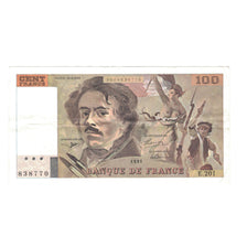 Frankreich, 100 Francs, Delacroix, 1991, E.201, SS, Fayette:F69BIS.4A, KM:154f