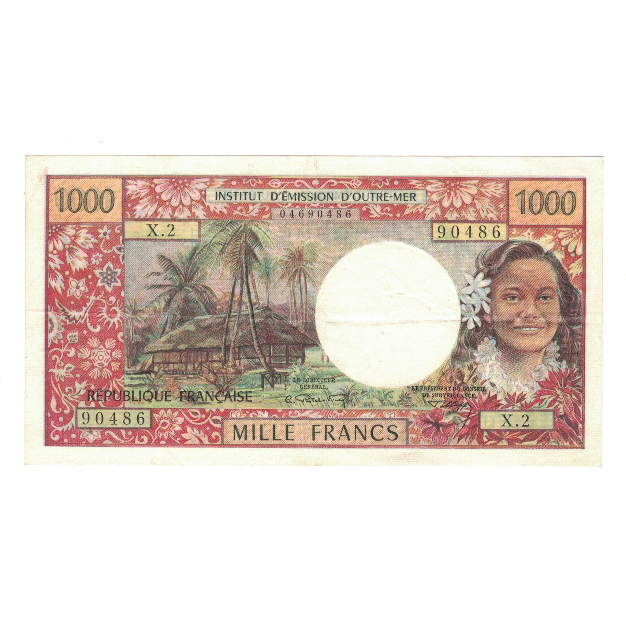 Billet, Nouvelle-Calédonie, 1000 Francs, NOUMÉA, KM:64a, TTB