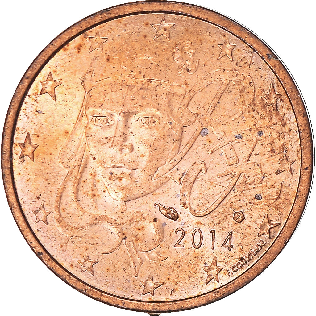 Coin, France, 2 Euro Cent, 2014