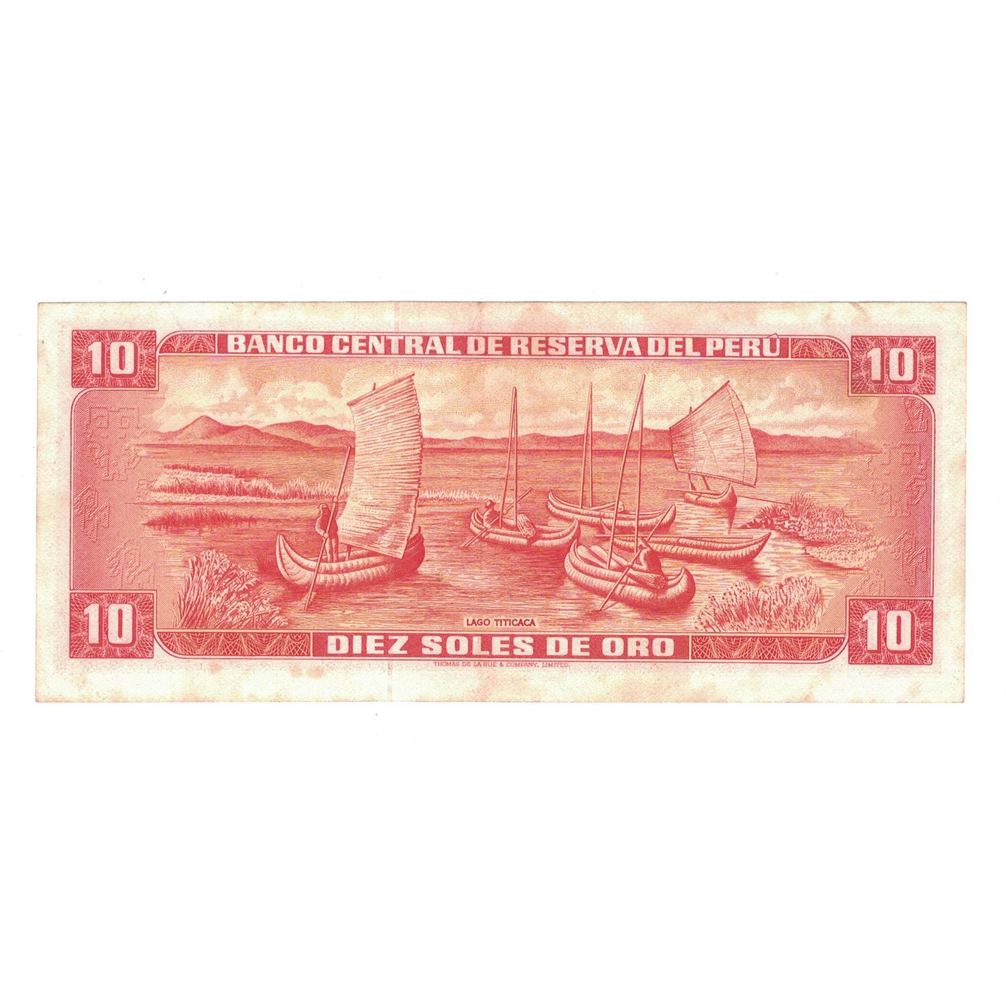 Billet, Pérou, 5 Soles De Oro, 1968, 1968-02-23, KM:83a, TTB