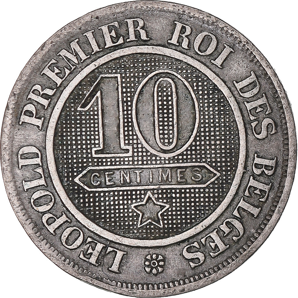 Coin, Belgium, 10 Centimes, 1863