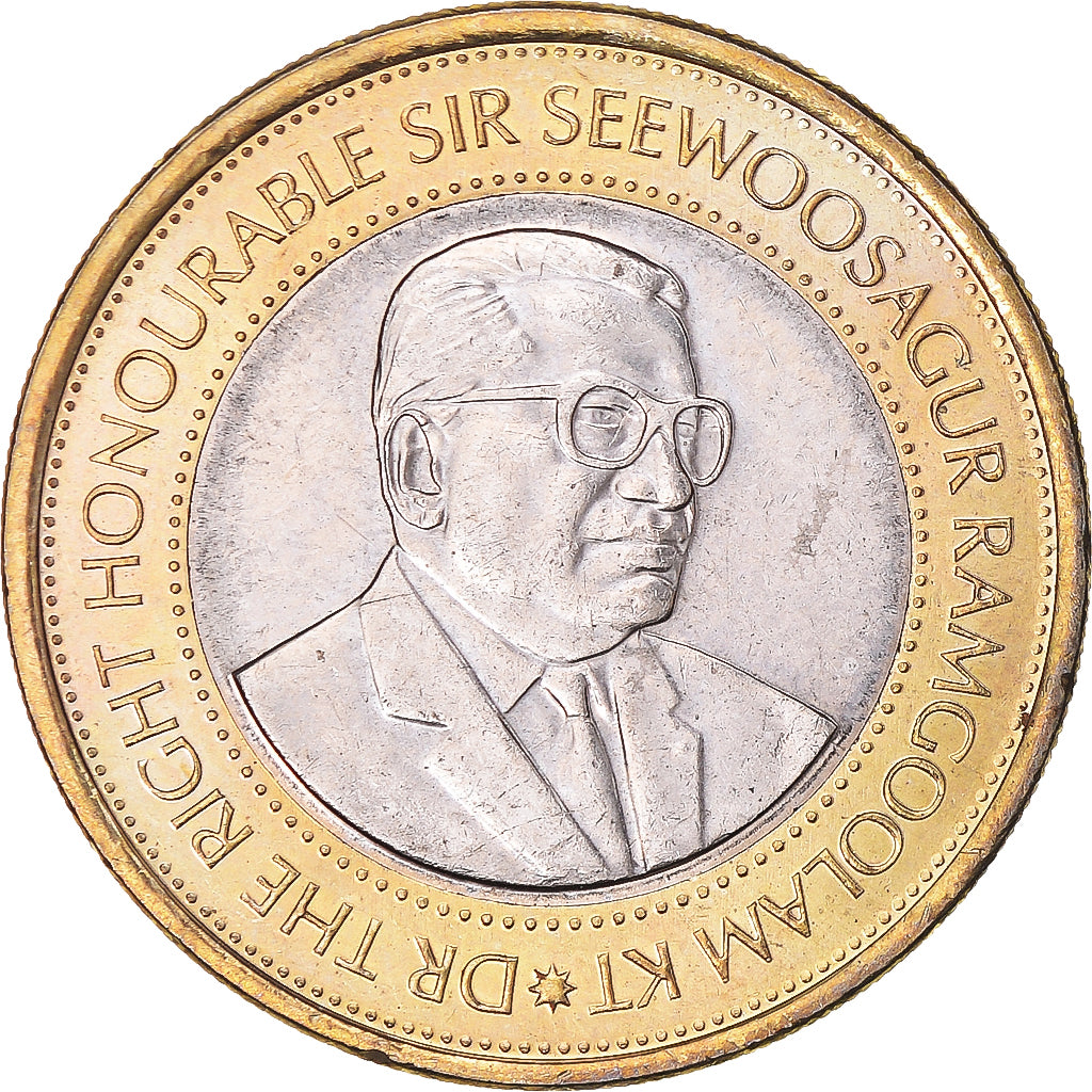 Coin, Mauritius, 20 Rupees, 2007