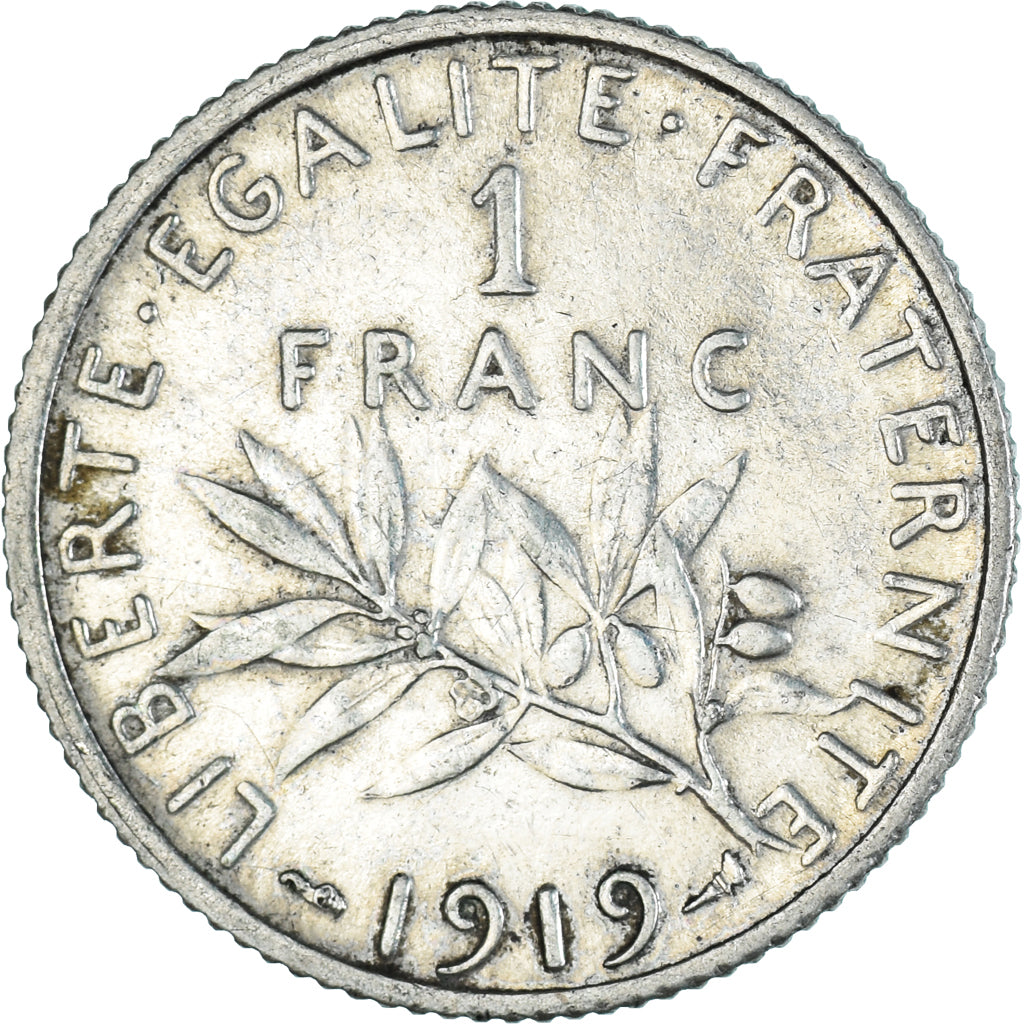 Moeda, França, Franc, 1919