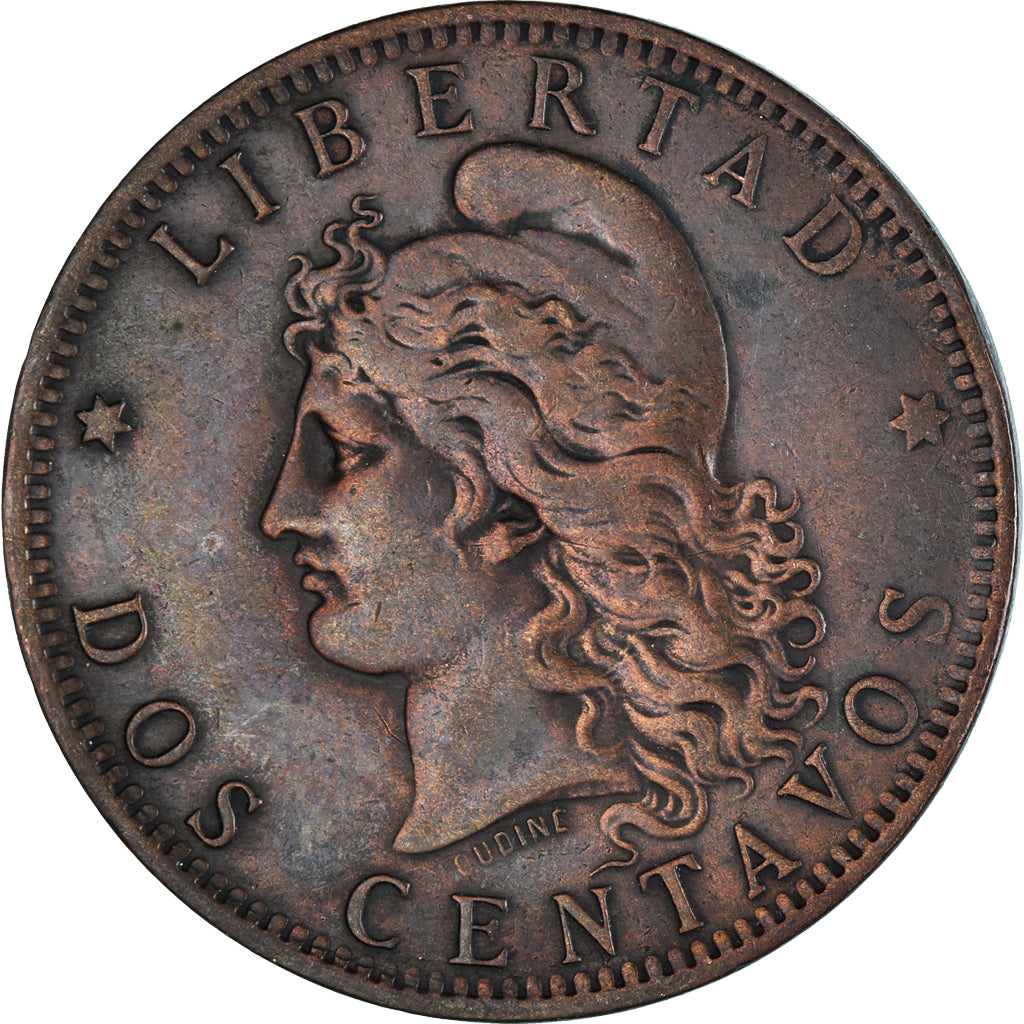 Monnaie, Argentine, 2 Centavos, 1885