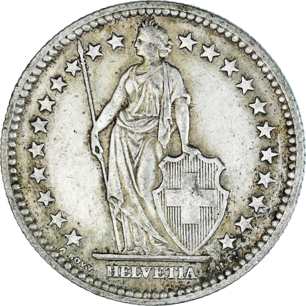 Monnaie, Suisse, 2 Francs, 1957