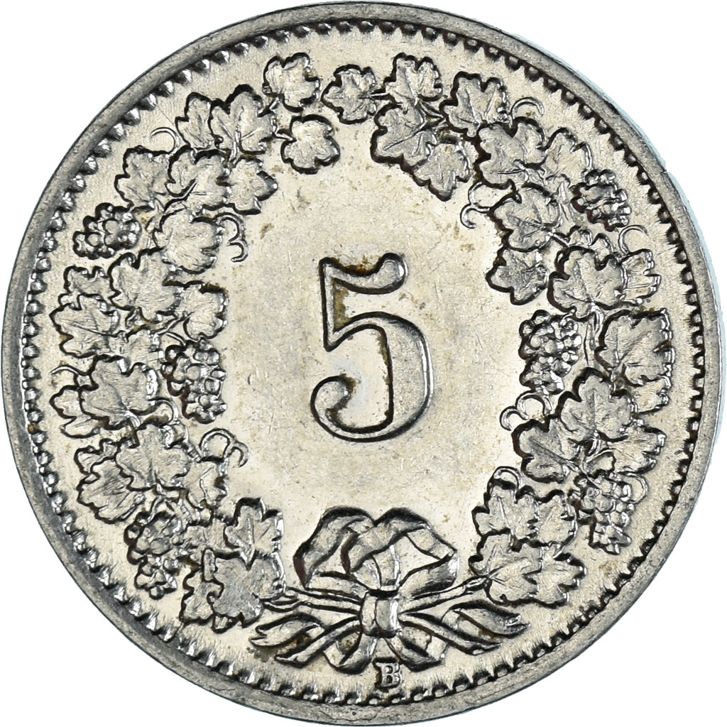 Moneta, Svizzera, 5 Rappen, 1937