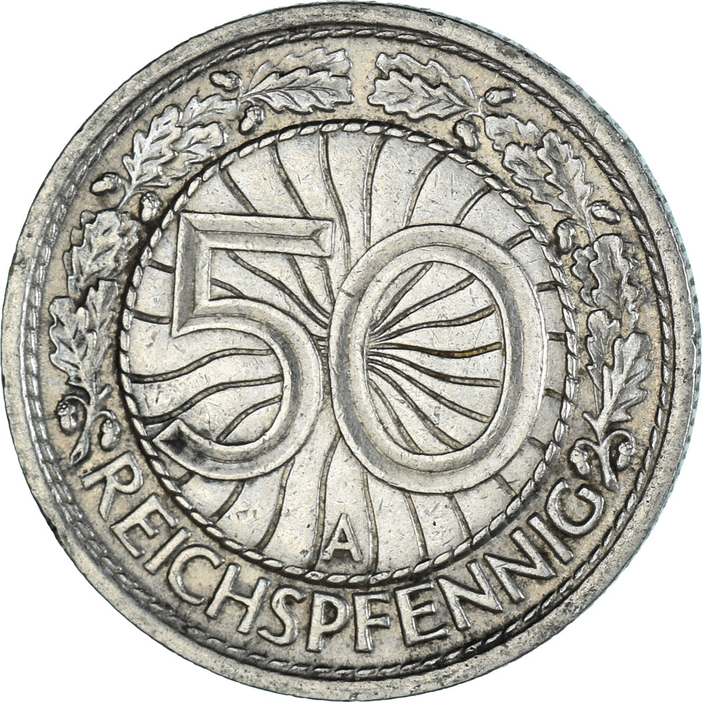 Coin, Germany, 50 Reichspfennig, 1928