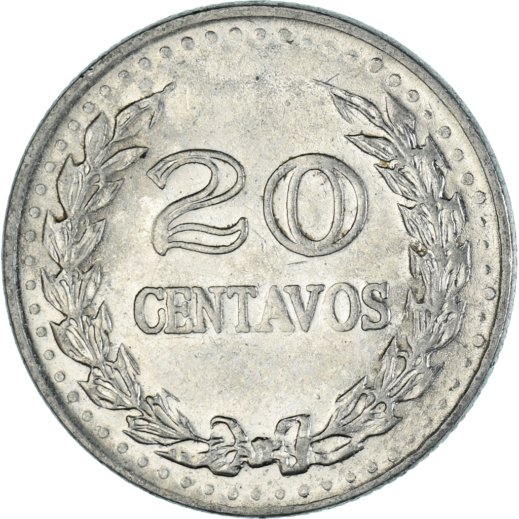 Moneta, Colombia, 20 Centavos, 1974