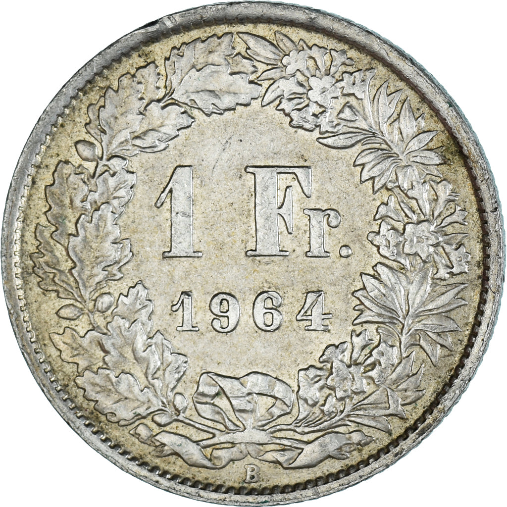 Moneda, Suiza, Franc, 1964