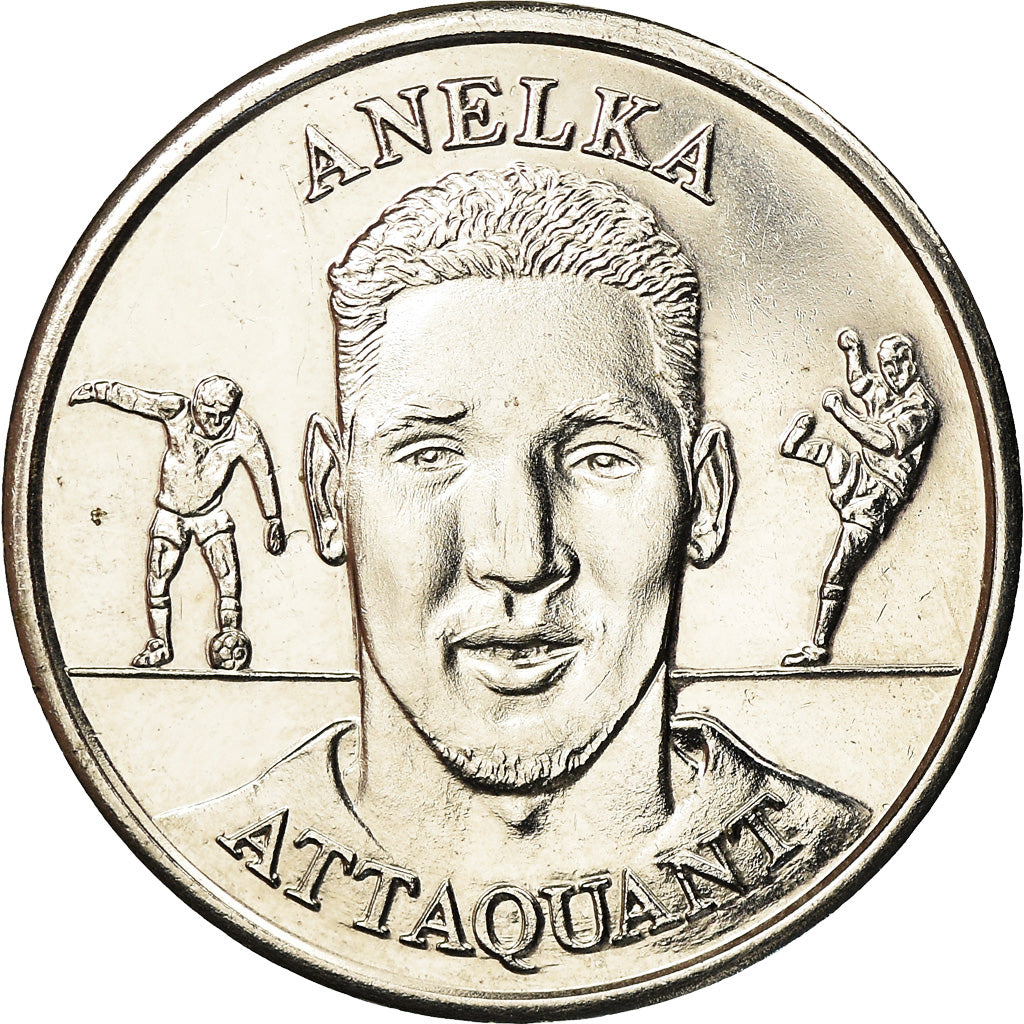 France, Jeton, Equipe de France de Football, Anelka, Attaquant, 1999, SPL