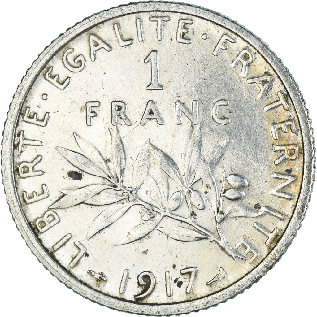 Moneta, Francja, Franc, 1917