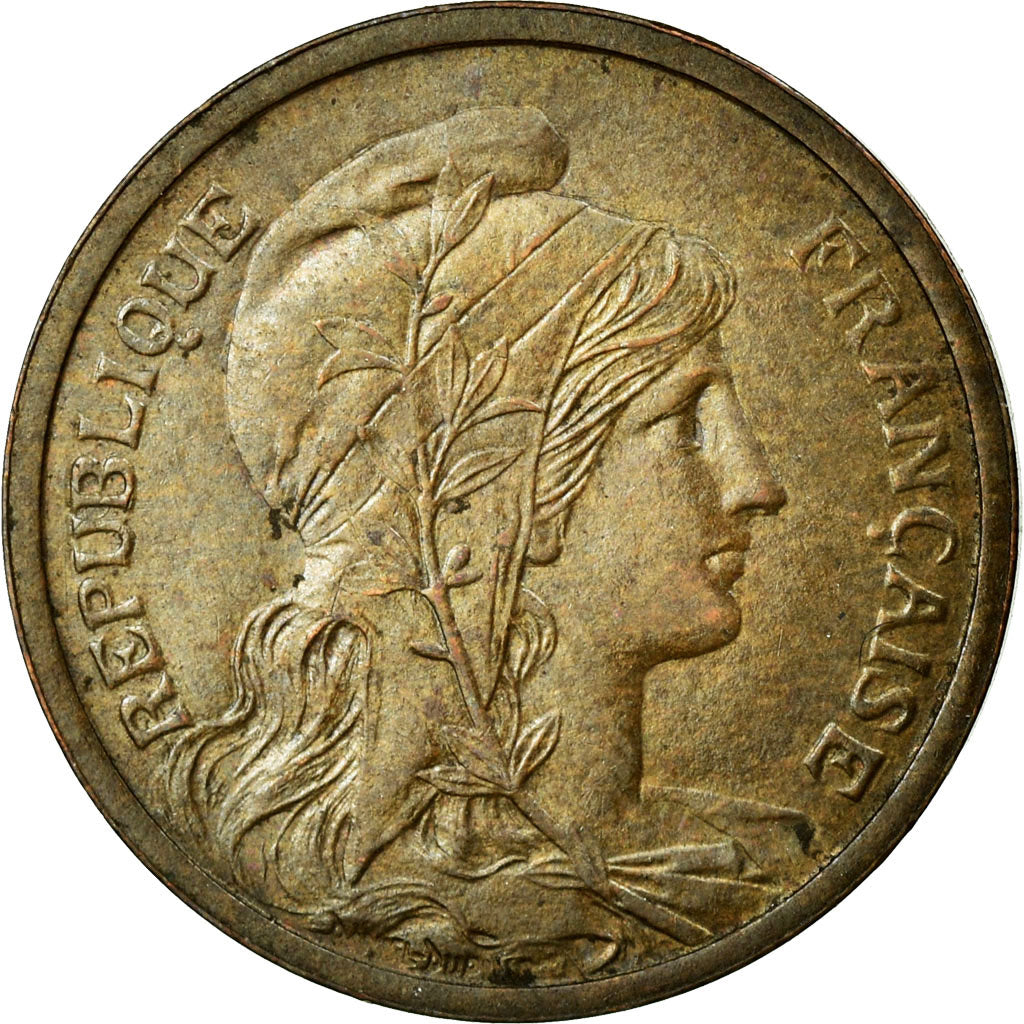 Moneta, Francia, Dupuis, 2 Centimes, 1904, Paris, BB+, Bronzo, KM:841