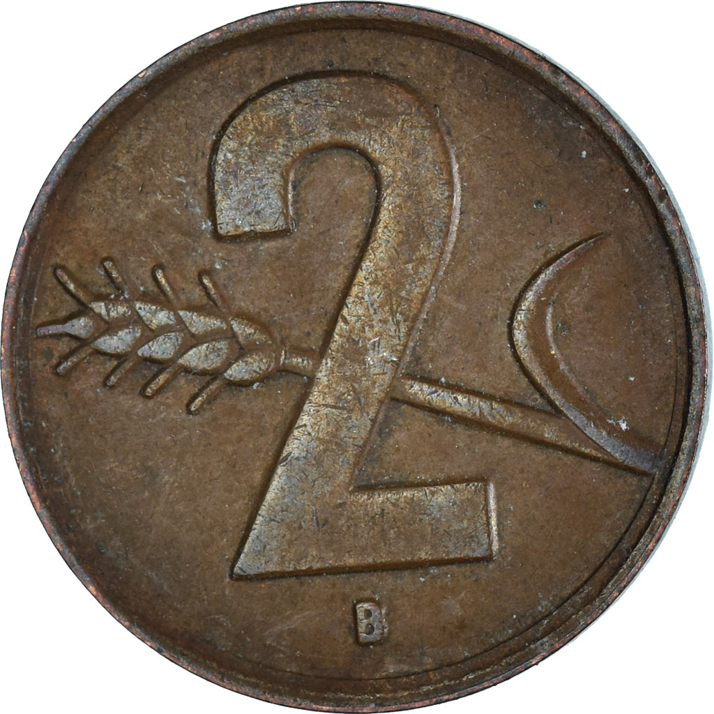 Moneta, Szwajcaria, 2 Rappen, 1948