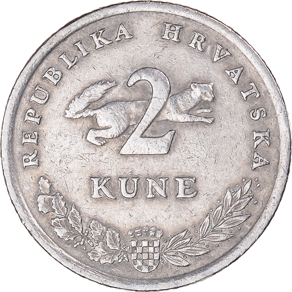 Monnaie, Croatie, 2 Kune, 1998