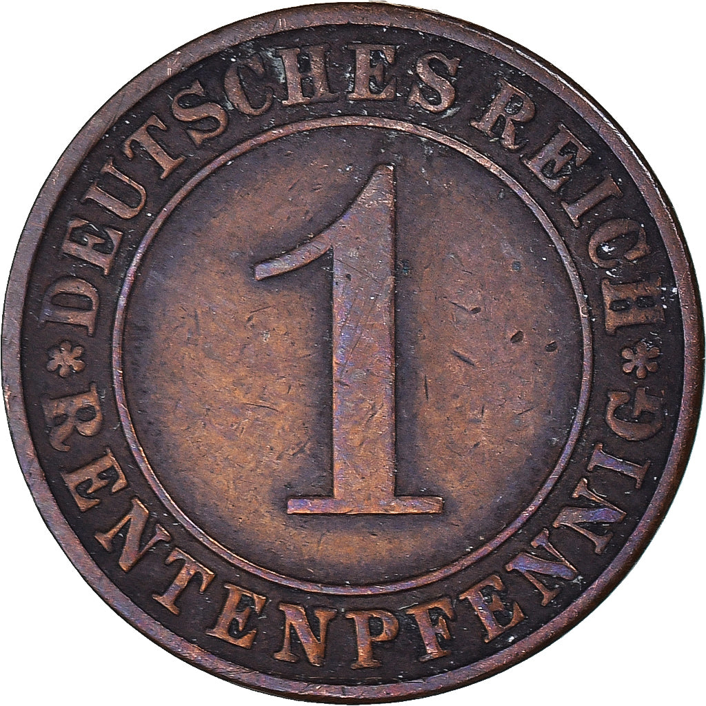 Moneda, ALEMANIA - REPÚBLICA DE WEIMAR, Rentenpfennig, 1923