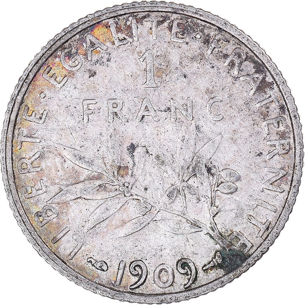 Münze, Frankreich, Franc, 1909