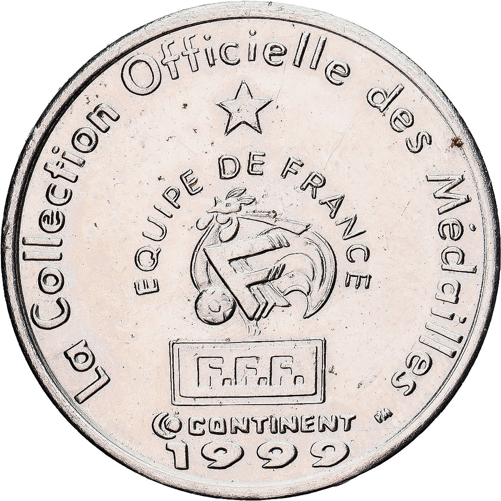 France, Token, Equipe de France de Football, Djorkaeff, Attaquant, 1999, MS(63)