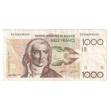 Billete, 1000 Francs, Bélgica, KM:144a, MBC