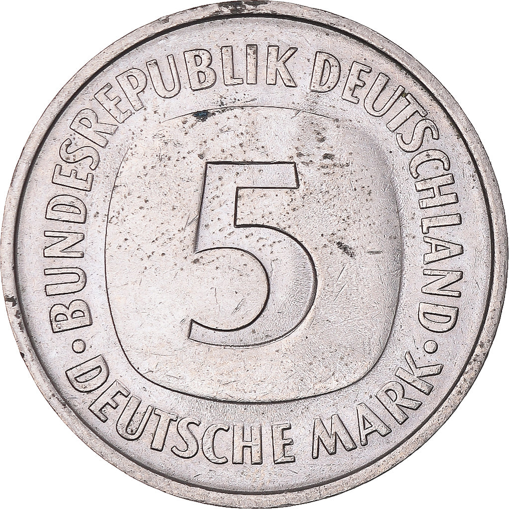 Coin, GERMANY - FEDERAL REPUBLIC, 5 Mark, 1980