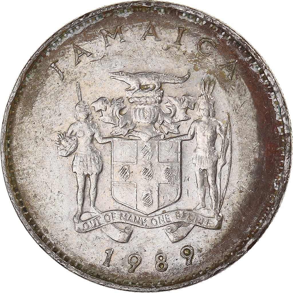 Münze, Jamaica, 10 Cents, 1989