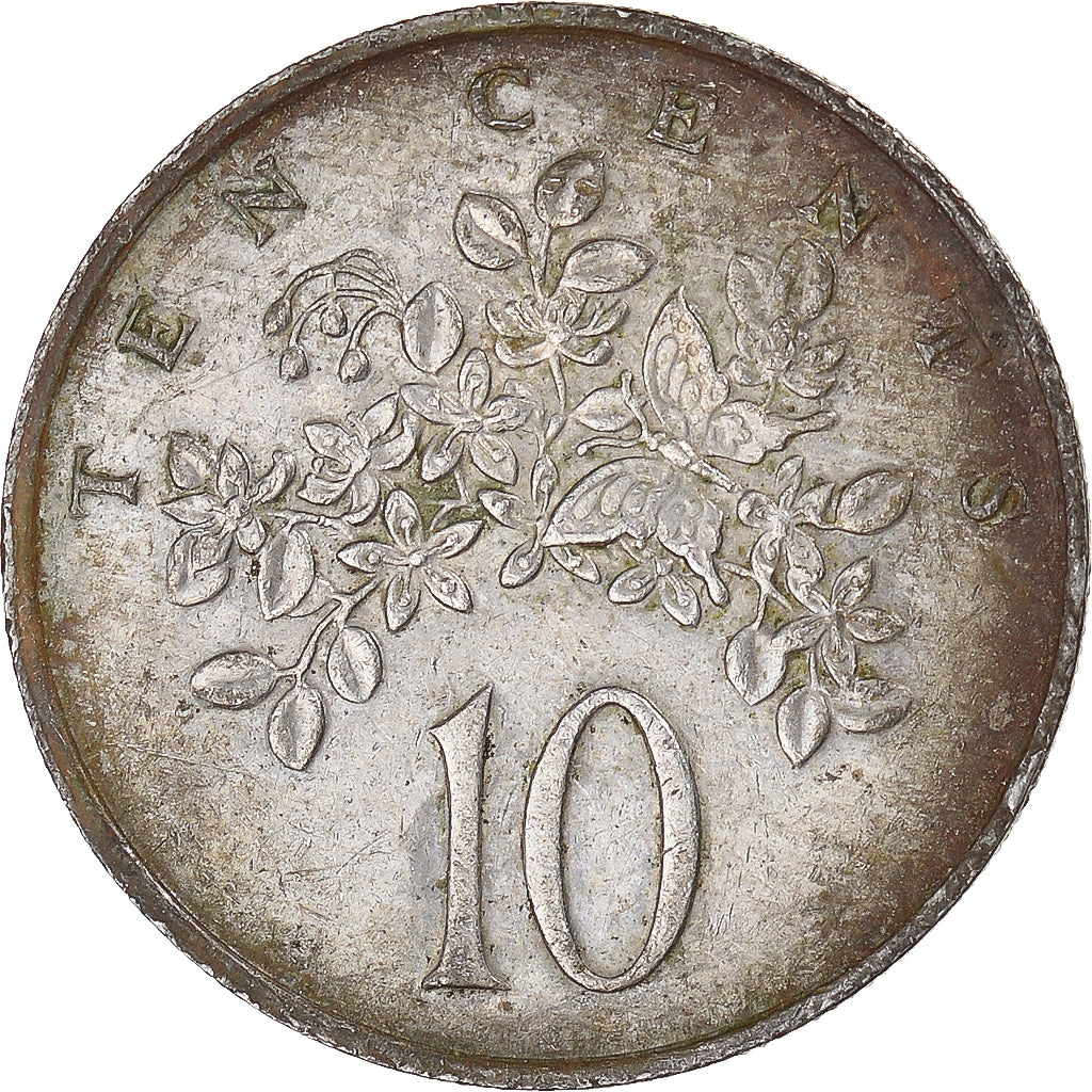 Münze, Jamaica, 10 Cents, 1989