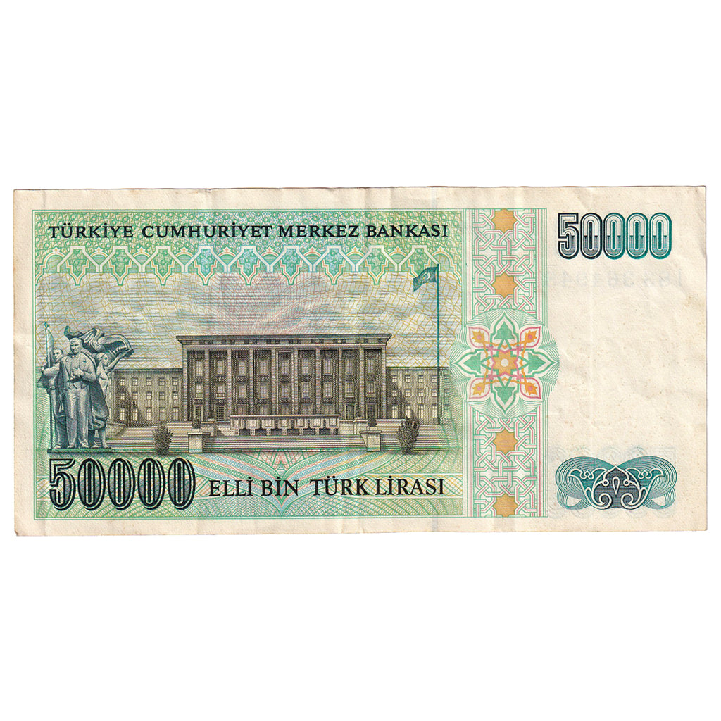 Geldschein, Türkei, 50,000 Lira, 1970, 1970-01-14, KM:203b, SS