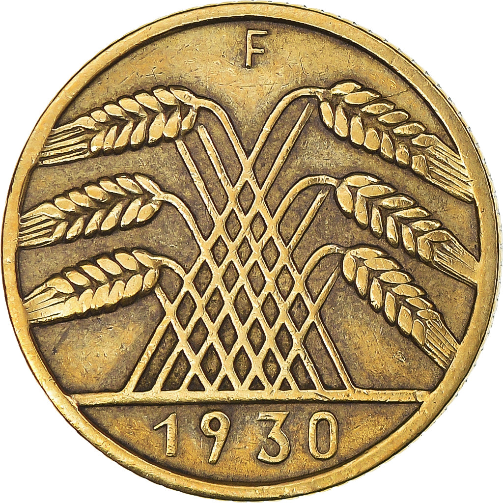 Moeda, Alemanha, 10 Reichspfennig, 1930